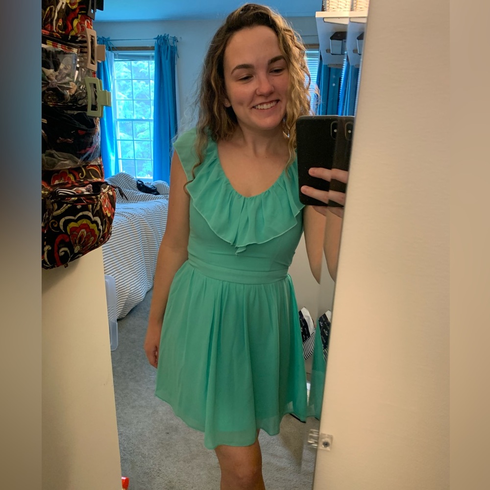 NWOT sea foam dress